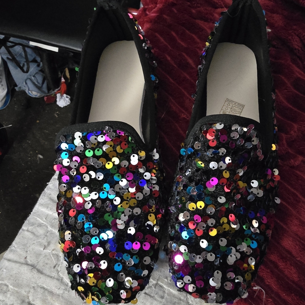 Sparkle loafer/flat dress shoes size 7½ women's 38 European